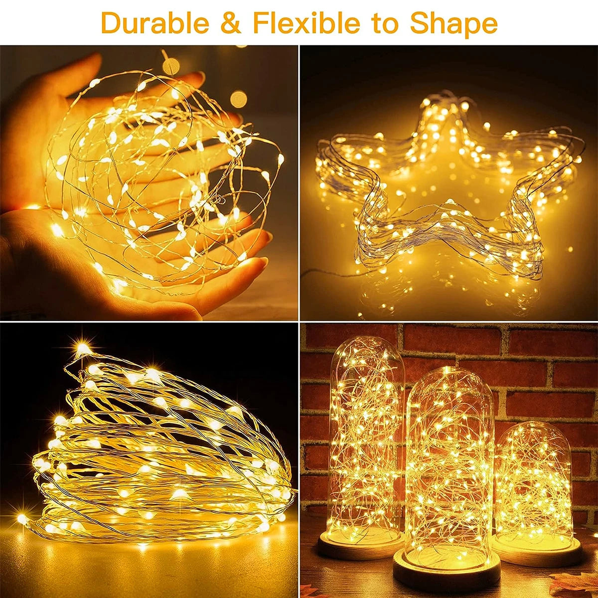 300 LED Solar Curtain Lights – Outdoor Waterproof Fairy Lights(8 modes)